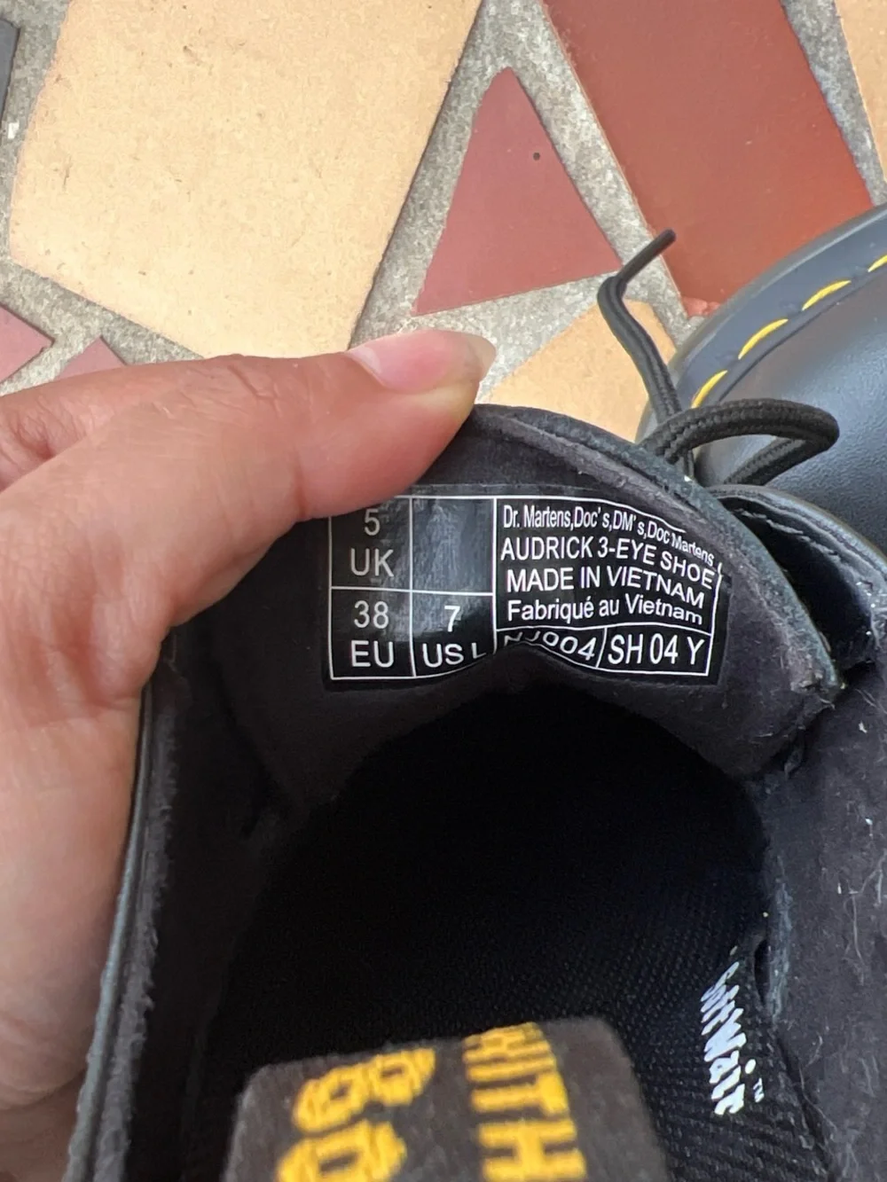 Dr. Martens Black Audrick 3 Eye Platform Shoes